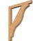 Ekena Millwork Funston Block Smooth Bracket, Western Red Cedar, 3 1/2"W x 38"D x 46"H BKT04X38X46FST05SWR - alternate 1